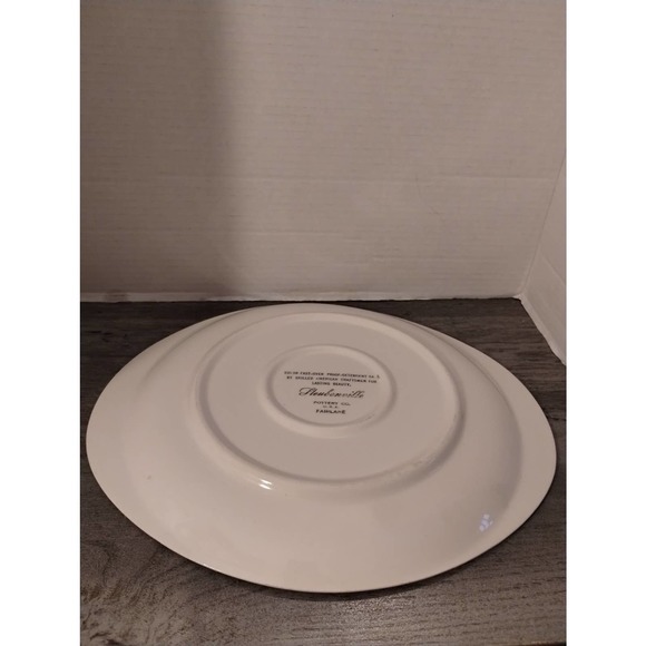 Steubenville Fairlane Floral Oval Serving Platter 11 3/4" x 13 3/4" - Picture 4 of 6